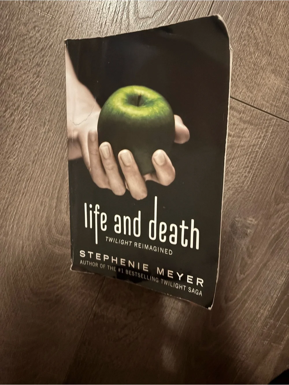 Decorative Book Cover with Red Apple Artwork